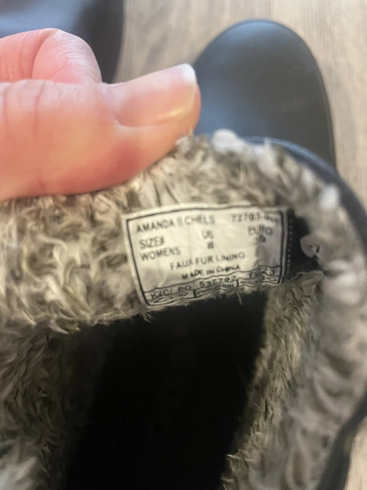 Bogs Women's Amanda II Chelsea Black Waterproof Winter (-25*C) Boots - Image 3 of 4