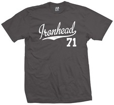 Ironhead 71 Script T-Shirt 1971 FL FX Chopper Bobber Motorcycle Biker Jersey Tee