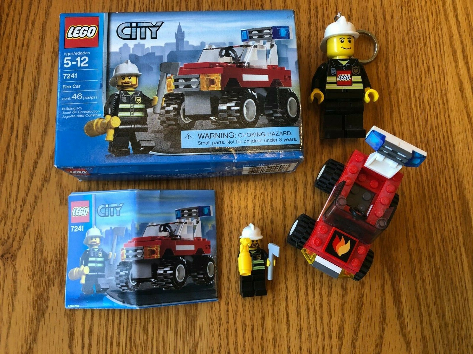 lego fireman keyring