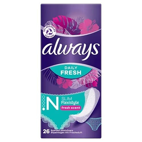 Always Daily Fresh Slim Flexistyle Panty Liners With Fresh Scent 26 Liners - 26 Liners Lloyds Pharmacy - Image 2