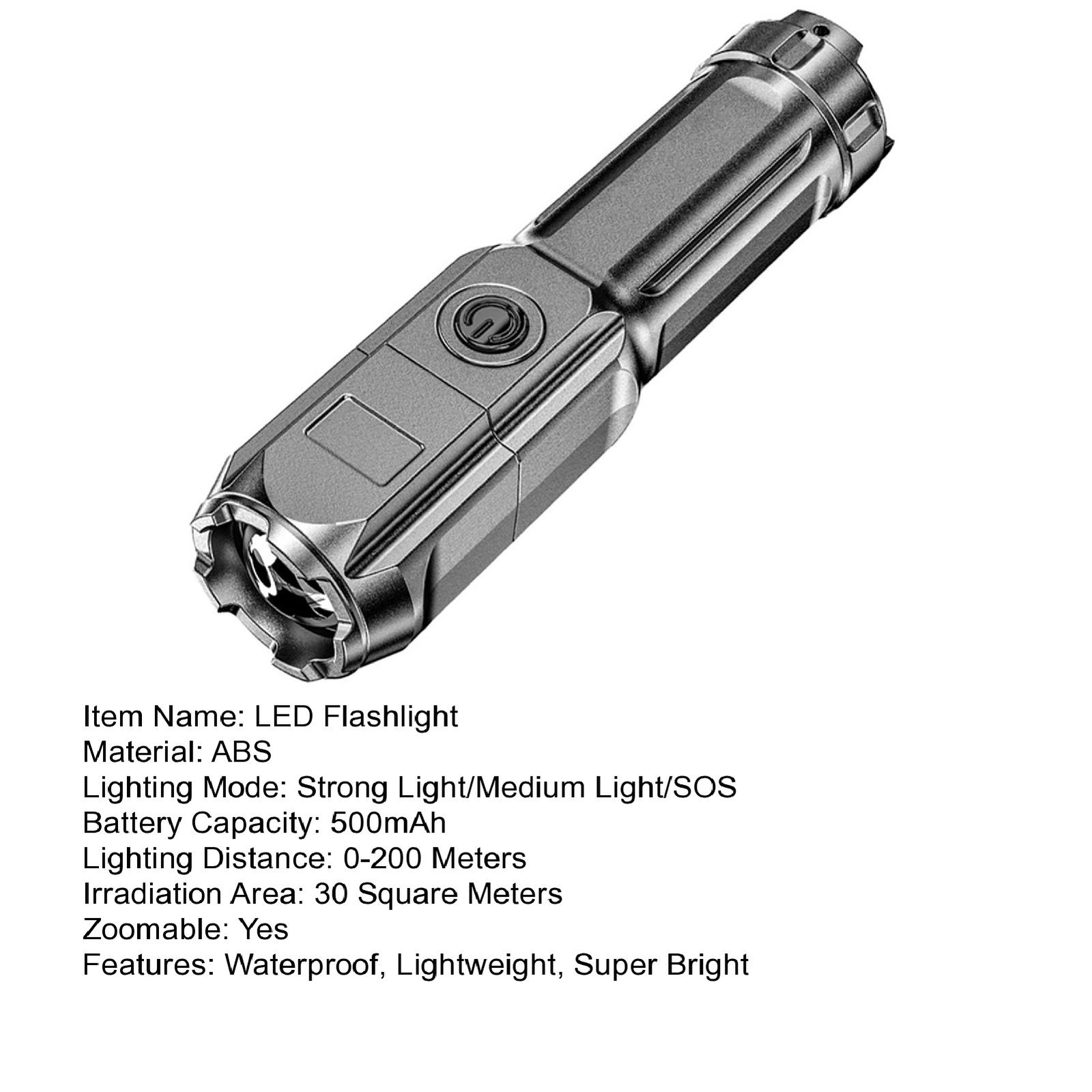 Led Flashlight Rechargeable Widely Used Emergency Flashlight Led Torch