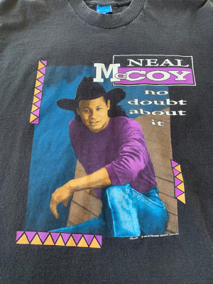 Vintage 90s Neal Mccoy No Doubt About It 1994 Country Tour T-shirt