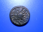1602 Spain  2 Maravedis Segovia Mint Philip III  KM# 3 BETTER GRADE & CLEAR DATE — photo 2