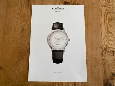 Technisches Datenblatt BLANCPAIN Ficha Técnica - VILLERET Ref. 6223-1542-55