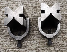 🗽1-1/4 x 1-1/4 x 2" V-BLOCK SET OF TWO WITH CLAMPS