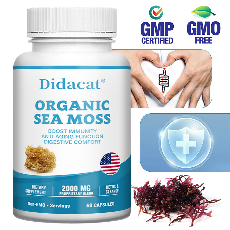 Musgo marino irlandés orgánico, inmunidad y cuidado de la piel