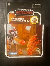Star Wars Vintage Collection The Mandalorian Deluxe Incinerator Trooper & Grogu