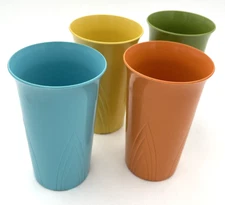 Vintage Stanley Home Products 4 Cup Stackable Set Retro  10 Oz Cups