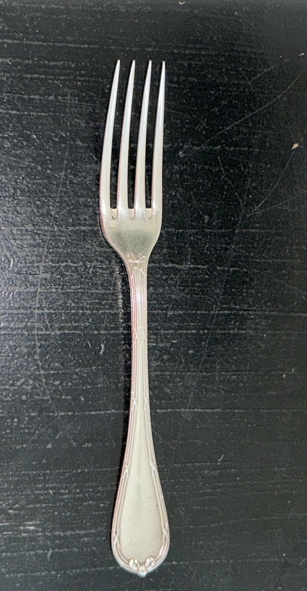 6 fourchettes en métal argenté
