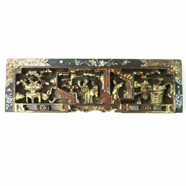 Multi-Color Carving Antique Original Chinese Antiques