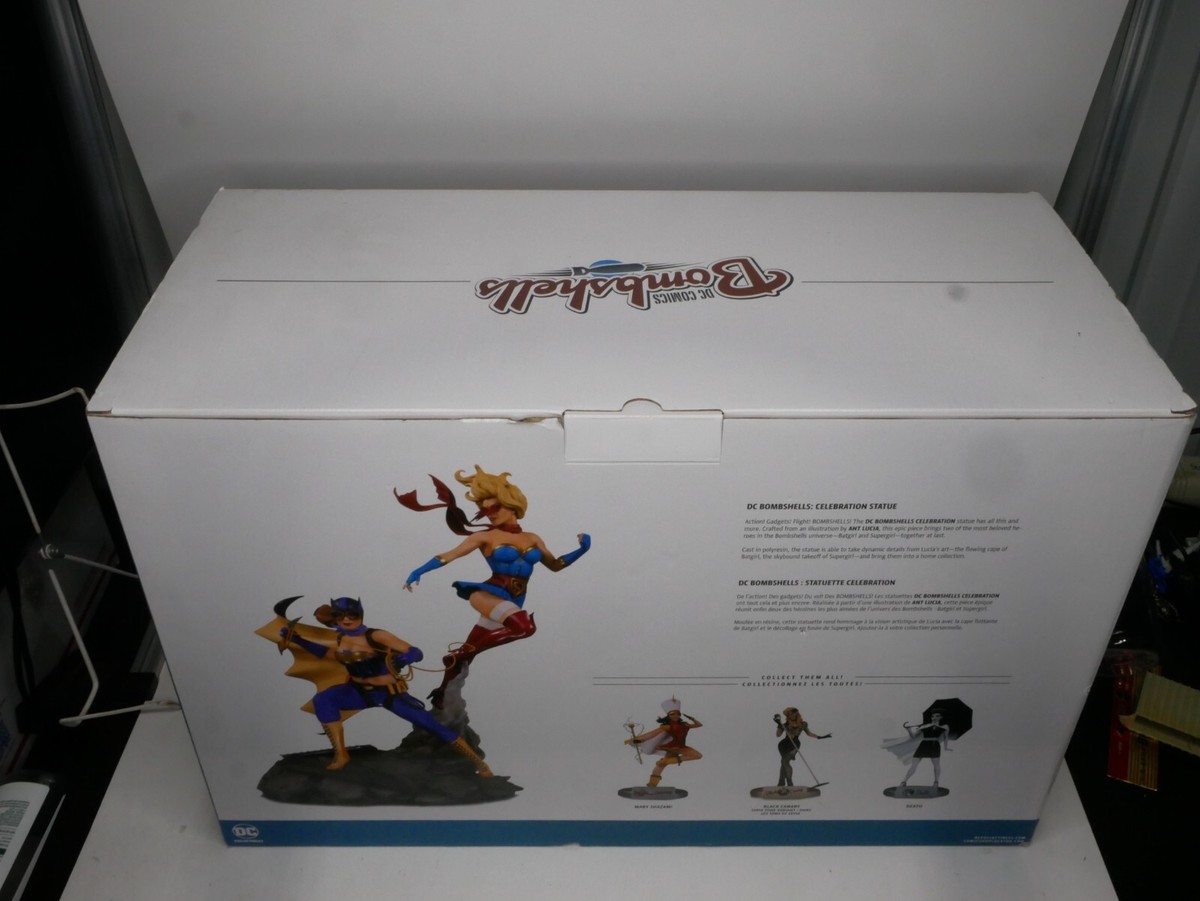 DC Bombshells Celebration Statue Batgirl Supergirl Sealed | eBay