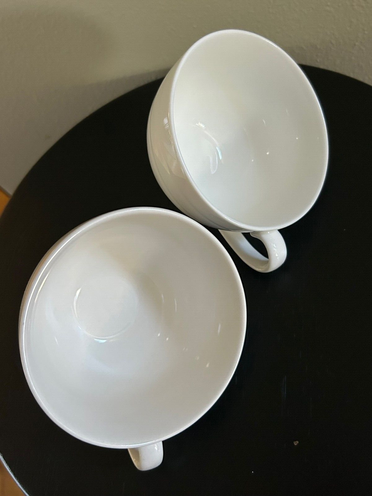 Tea Forte Caf&eacute; Cup Porcelain Bone White with Lid &ndash; Set of 2