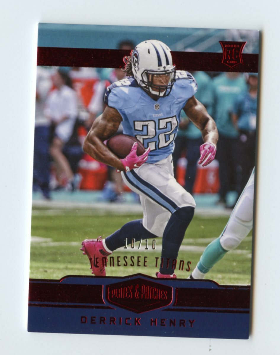 2016 Panini Plates & Patches - Rookies Derrick Henry #187 2016 Panini Plates & Patches - Rookies Derrick Henry #187