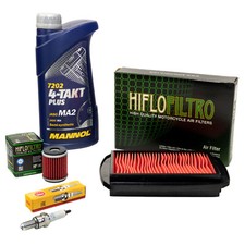 Wartungspaket für Yamaha YZF-R125 2008-2013 Öl 1L +Luftfilter+Ölfilter+Zündkerze