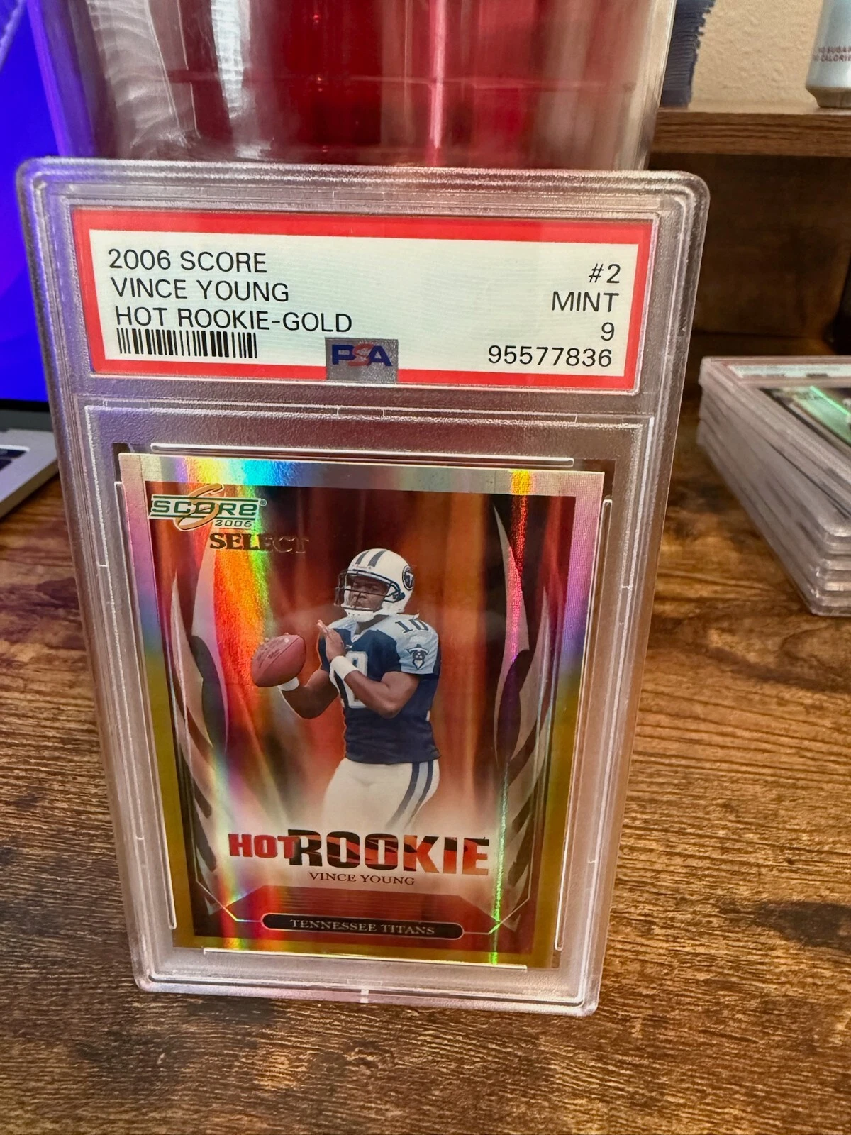 Vince Young Score Hot Rookie #2 Gold