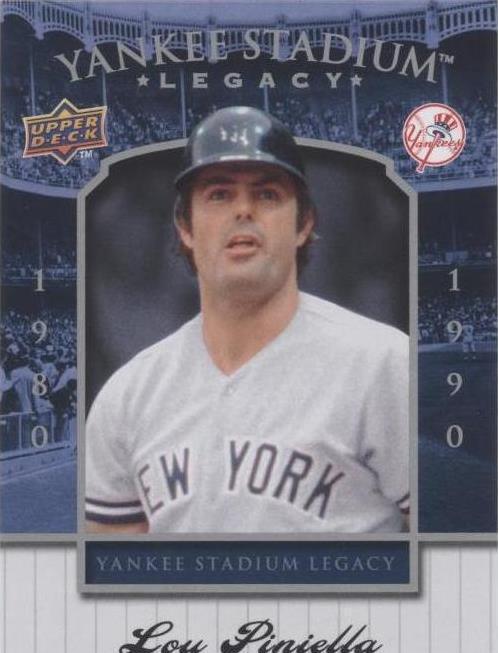 2008 Upper Deck Yankee Stadium Legacy Stadium Box Set - Lou Piniella #59 - 1 of 1