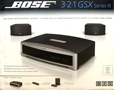 Bose 321 Series III GSX DVD Home Entertainment System In Box 