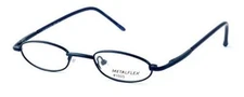 Calabria Metal Flex X-Small Kids 40 mm U Pewter Designer Eyeglasses 1003 in Blue