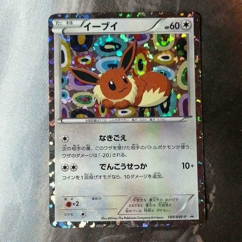 Eevee Pokemon Card 1 Bw P Promo Collection 12 Black White From Japan Ebay