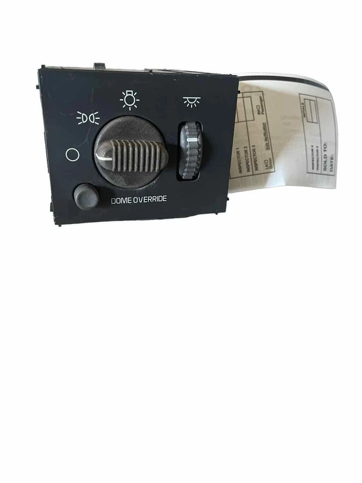 Interruptor de faros montado en el tablero 95 96 97 98 99 00 CHEVY TAHOE Foto 3 de 4