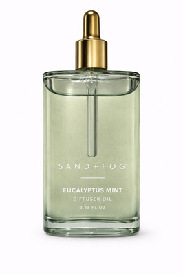 Sand + Fog Eucalyptus Mint Diffuser Oil 3.38 fl oz | Fresh Spa Scent Home Fragra