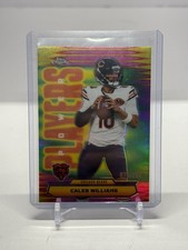 2025 Topps Chrome Caleb Williams Pink Refractor Power Players /250 Bears
