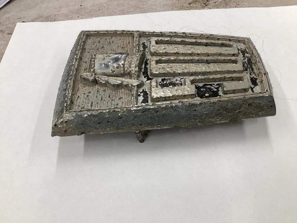 1957 Dodge Coronet D500 Emblem Royal Lancer Mopar 500 Chrome Knight Badge 1958 - Image 4 of 4