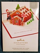 Hallmark Signature Paper Wonder - Christmas Gingerbread House Card - Beautiful!