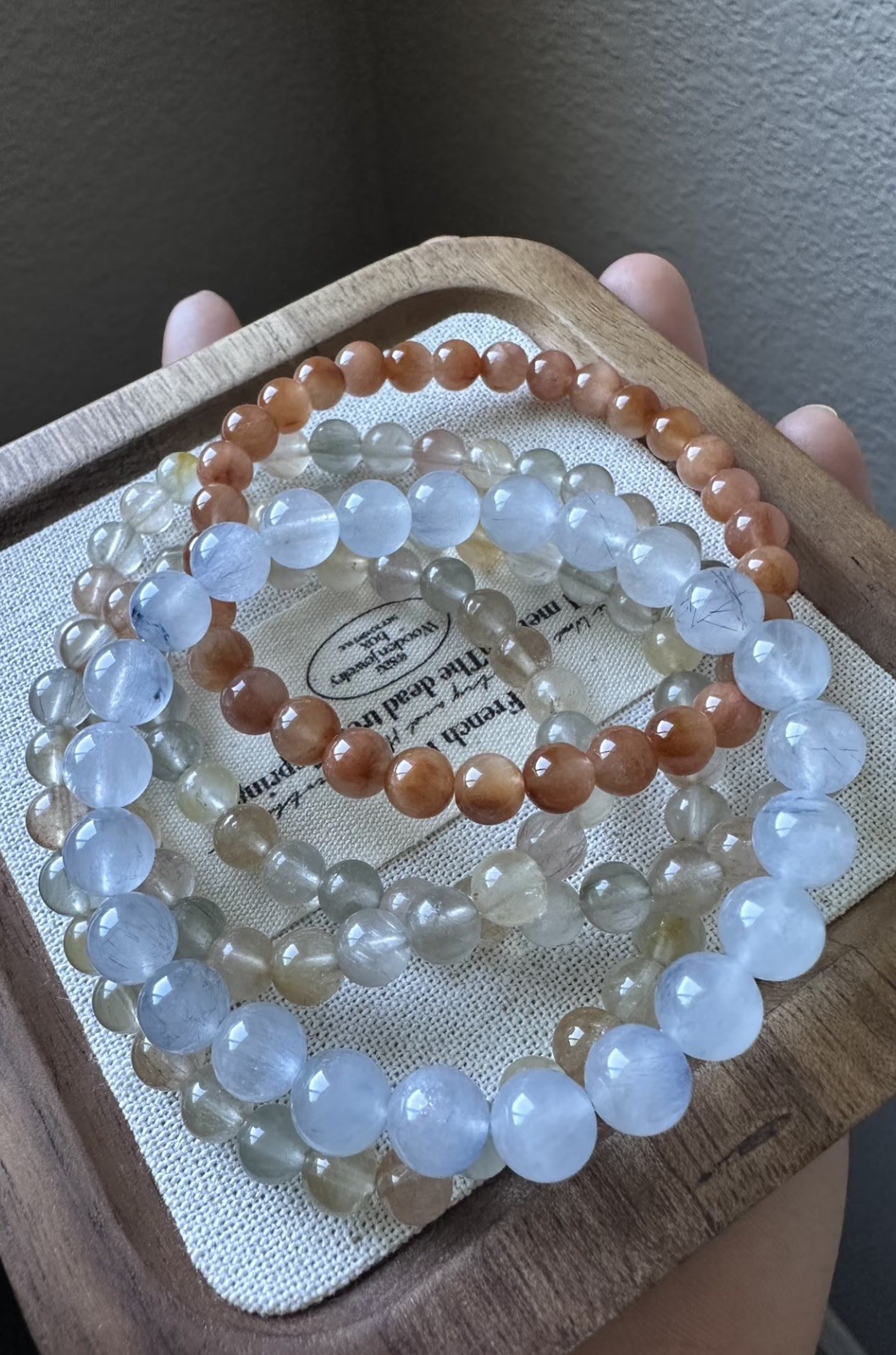 Women Colorful Pure Natural Shiny Crystal bracele… - image 5