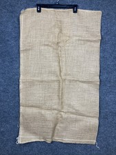 Lot of 4 Large 39" x 23" Beige Tan Plain Burlap Potato Game Craft Sacks NEW 