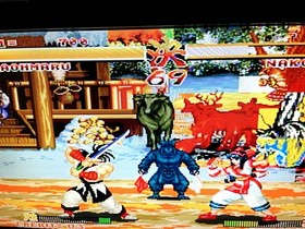 Neo Geo AES SNK Console only Junk The colors in the image are abnormal