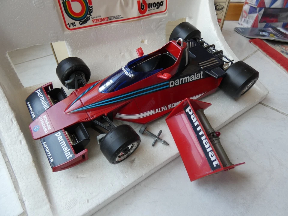 Brabham BT46A Alfa Romeo Lauda #1 Parmalat 1978 2103 1/14 Bburago F1 Difetto - Immagine 4 di 4