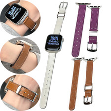 Genuine Leather Band Strap For Apple Watch Series 11 10 3 38/40/41/42/45/46/49mm