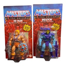 Masters of the Universe Origins Deviated He-Man & Skeletor Figure Unpunched