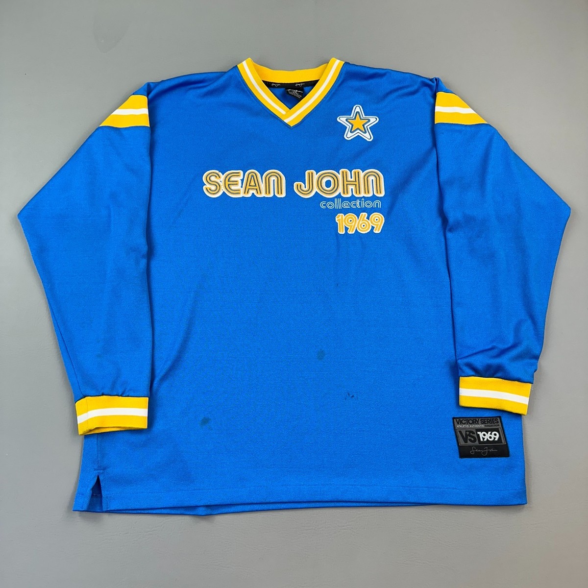 Vintage Sean John Jersey Mens 2XL Long Sleeve 1969 Victory Series