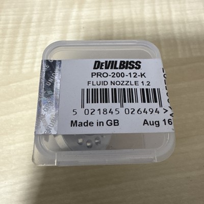 DEVILBISS Pro Spritzpistole Flüssigkeitsspitzendüse 1,2 mm PRO-200-12-K