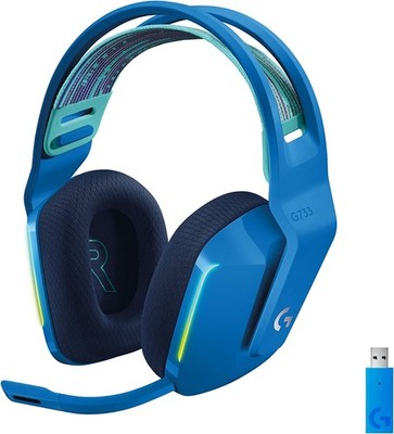 Logitech G733 LIGHTSPEED kabelloses Gaming-Headset mit Kopfbügel, LIGHTSYNC RGB,