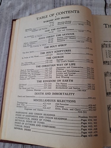The Service Hymnal ~ Hope Publishing Company 1957 ~ Worship Music - Foto 11 di 14