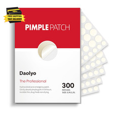 Pimple Patches for Face, 4 Size 300 Counts Acne Patches, Hydrocolloid Patches fo