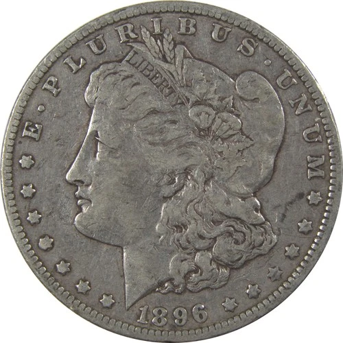 1896 O Morgan Silver Dollar VF Very Fine $1 Coin SKU:I24051