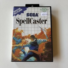 SpellCaster Sega Master System COMPLETE Game + Case + Manual