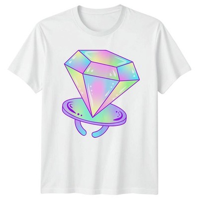 Pastell Planet Edelstein T-Shirt Space Aesthetic Geschenk für Sie und Ihn