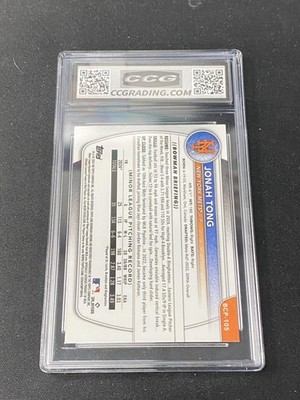 2025 Bowman - Chrome Prospects Jonah Tong #BCP-105 (RC) for sale