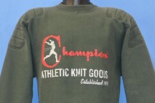 vintage 90s CHAMPION REVERSE WEAVE RUNNING MAN LOGO PADDED ATHLETIC SWEATSHIRT L