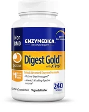 Enzymedica Digest Gold Digestive Support Supplement - 240 Count 04/26