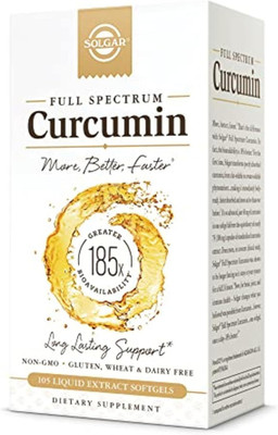 Full Spectrum Curcumin - 105 Licaps - Superior Absorption - Brain, Joint & Immun