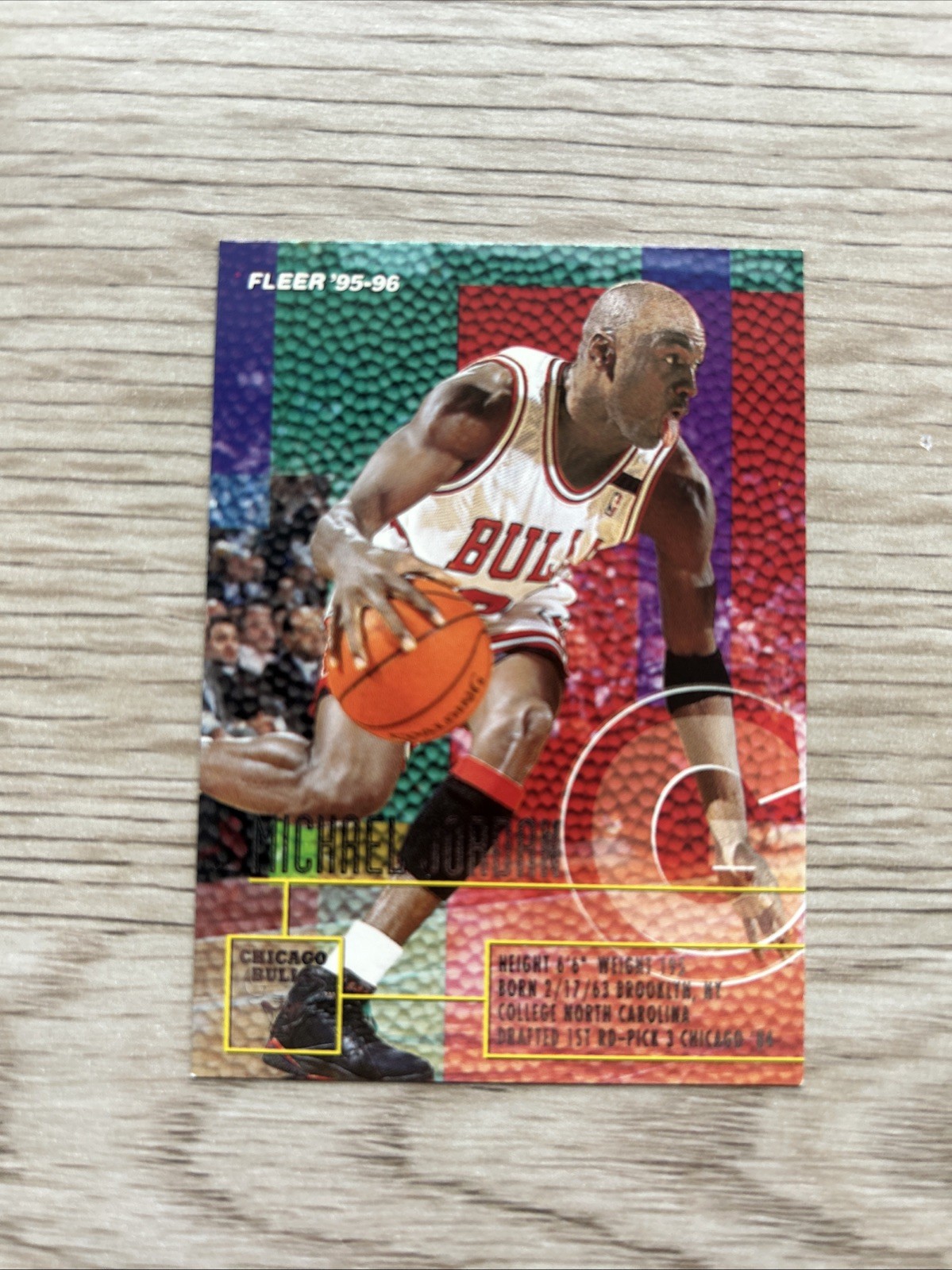 1995-96 Fleer - #22 Michael Jordan - HOF NM *TEXCARDS*