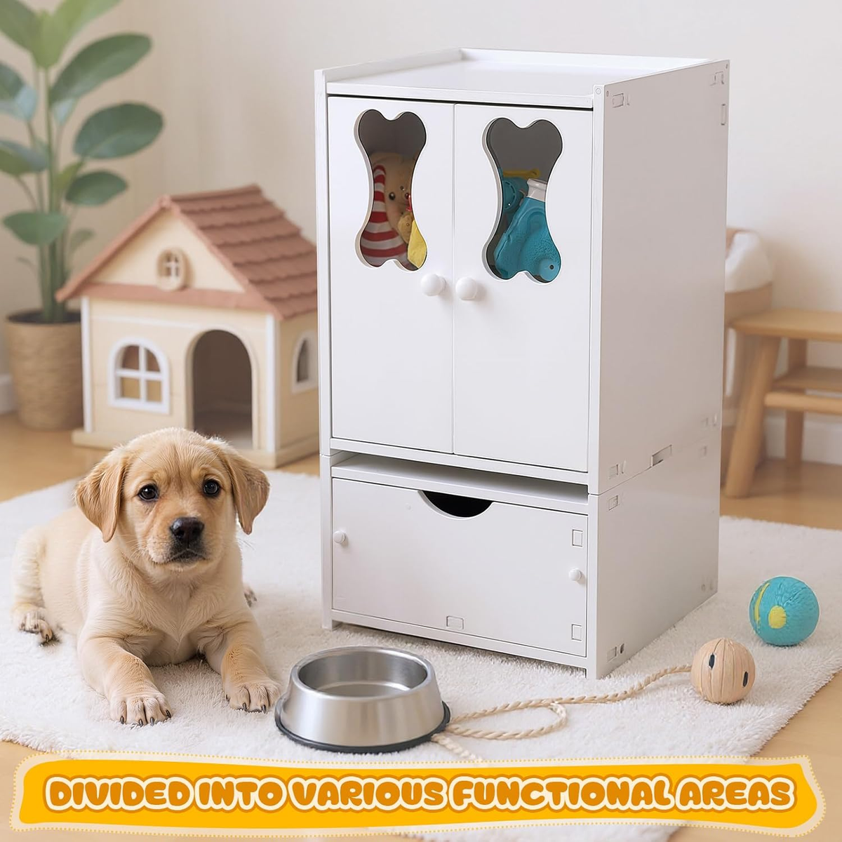 Pet Wardrobe Closet for Small Dogs & Cats - Toy & Clothes