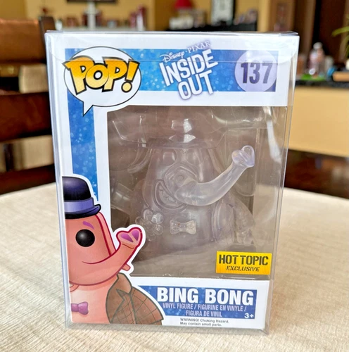 Funko Pop Vinyl  Disney - BING BONG Clear Hot Topic Exclusive #137 - INSIDE OUT