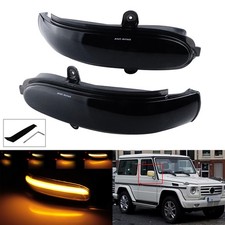 2x Schwarz LED Spiegelblinker Blinker für Mercedes E-Klasse W211 S211 2002-2006